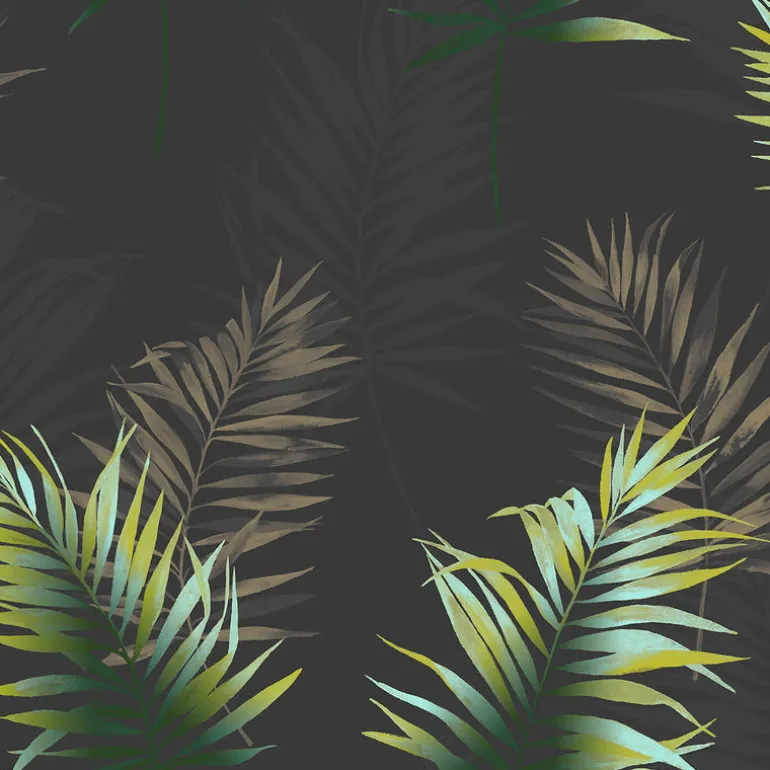 2766-42027 Kalani Multicolor Fronds Wallpaper