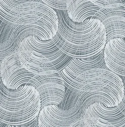 2964-25905 Karson Blue Swirling Geometric Wallpaper