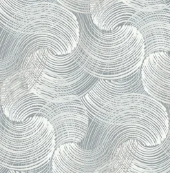 2964-25908 Karson Slate Swirling Geometric Wallpaper