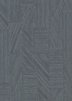 2830-2757 Kensho Charcoal Parquet Wood Wallpaper