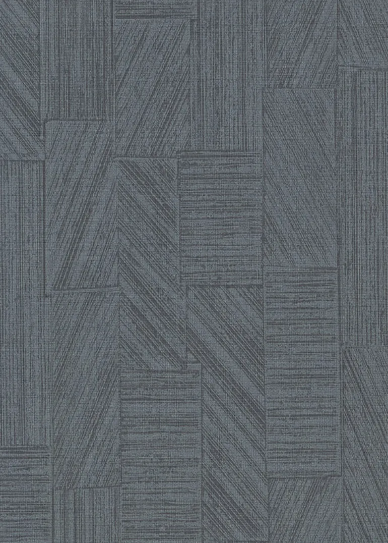 2830-2757 Kensho Charcoal Parquet Wood Wallpaper