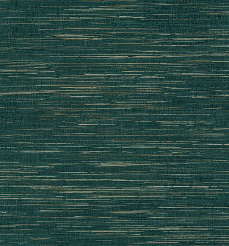 2972-86126 Kira Teal Hemp Grasscloth Wallpaper