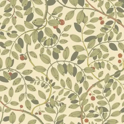 2932-65107 Kirke Green Leafy Vines Wallpaper