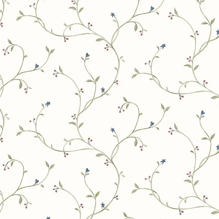 3123-09158 Kurt Cream Tin Star Trail Wallpaper