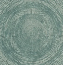 2949-61114 Lalit Teal Medallion Wallpaper