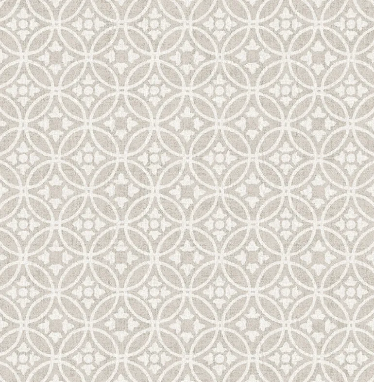 2970-26135 Larsson Grey Ogee Wallpaper