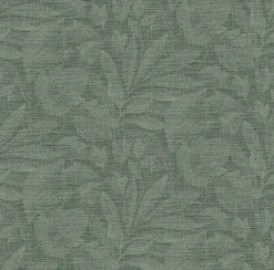 2971-86154 Lei Green Etched Leaves Wallpaper