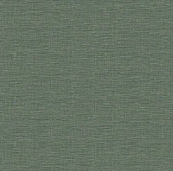 2971-86185 Lela Green Faux Linen Wallpaper