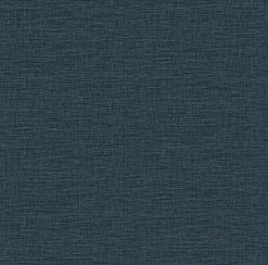 2971-86181 Lela Navy Faux Linen Wallpaper