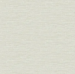 2971-86180 Lela Silver Faux Linen Wallpaper