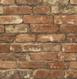 2767-20097 Libra Red Brick Texture Wallpaper