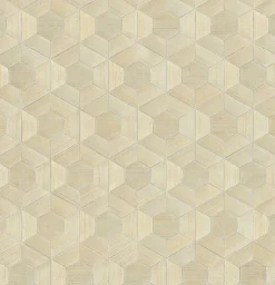 2972-86114 Linzhi Metallic Abaca Grasscloth Inlay Wallpaper