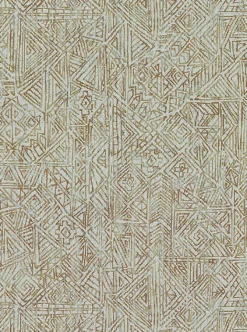 391521 Longmont Aqua Global Geometric Wallpaper