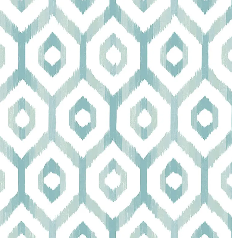 2744-24142 Lucia Teal Diamond Wallpaper