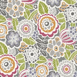 2903-25865 Lucy Multicolor Floral Wallpaper