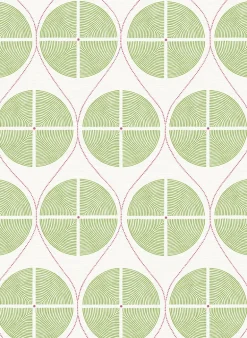 2901-25426 Luminary Green Ogee Wallpaper