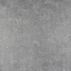 2927-00602 Luna Pewter Distressed Chevron Wallpaper