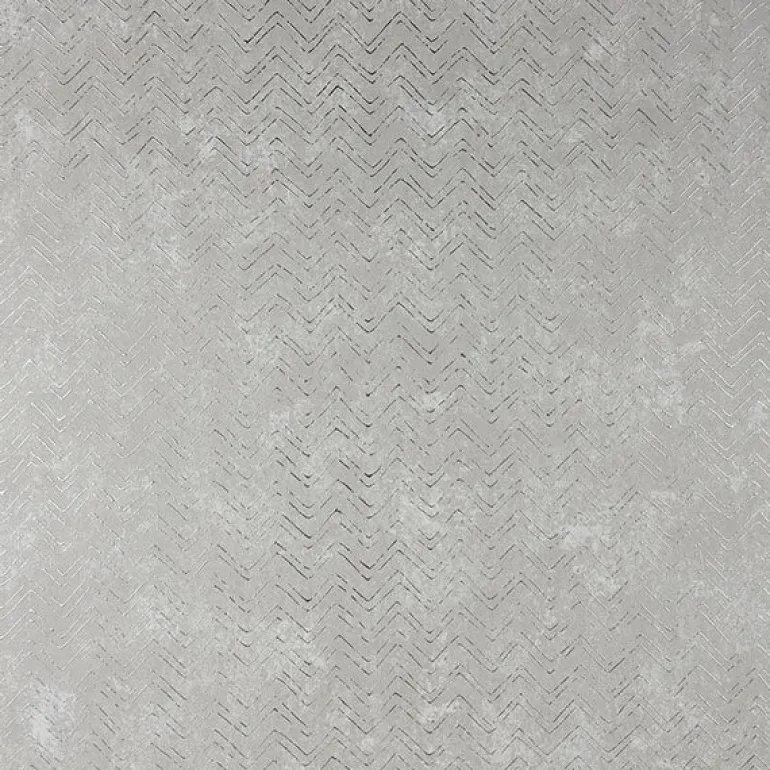 2927-00607 Luna Silver Distressed Chevron Wallpaper