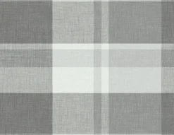 2927-81108 Madaket Dark Grey Plaid Wallpaper