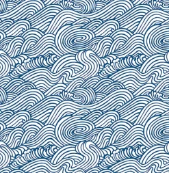 2744-24132 Mare Navy Wave Wallpaper