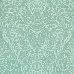 2973-87369 Maris Mint Flock Damask Wallpaper