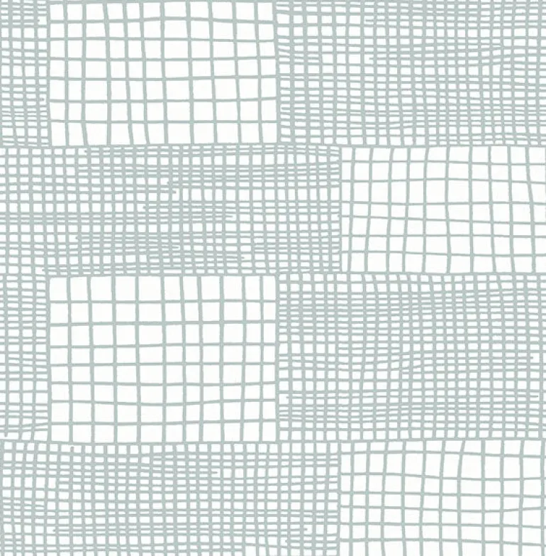 2903-25823 Maxwell Aqua Geometric Wallpaper