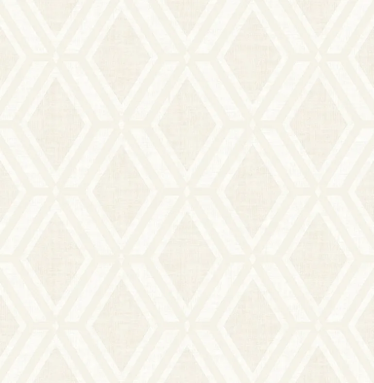 4025-82543 Mersenne Taupe Geometric Wallpaper