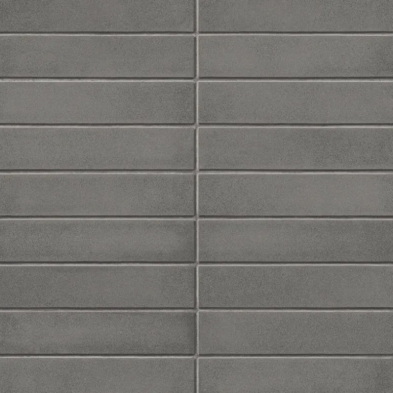 2540-24025 Midcentury Modern Dark Grey Brick Wallpaper