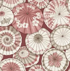 2764-24359 Mikado Red Parasol Wallpaper
