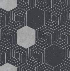 2902-25547 Momentum Navy Geometric Wallpaper