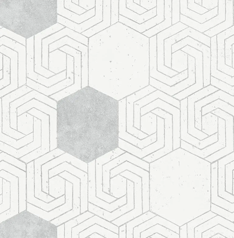 2902-25555 Momentum Off-White Geometric Wallpaper