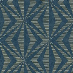 4025-82552 Monge Blue Geometric Wallpaper