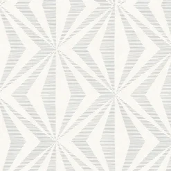 4025-82548 Monge Silver Geometric Wallpaper