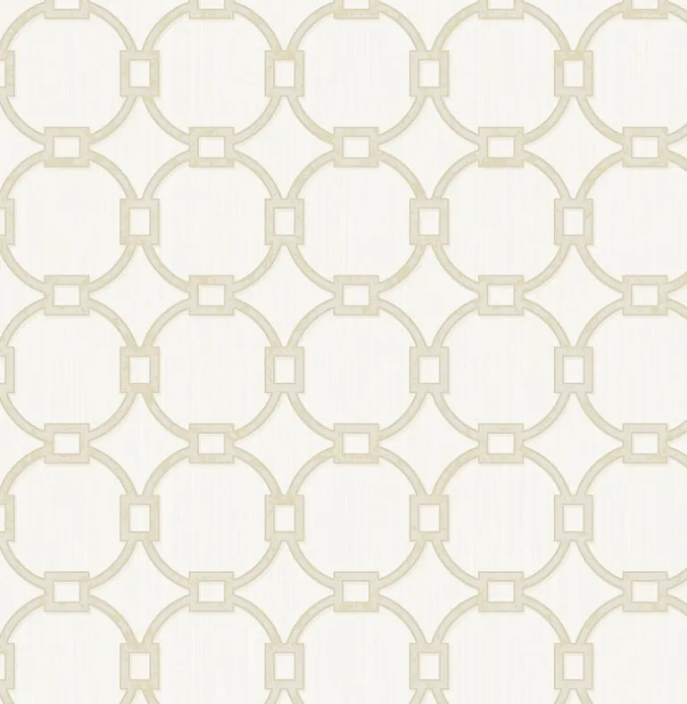 2766-002545 Monte Carlo Off-White Links Wallpaper