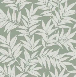 2970-26122 Morris Green Leaf Wallpaper