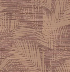 2766-24403 Motmot Burgundy Palm Wallpaper