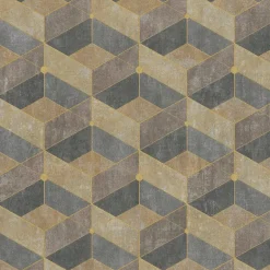 4082-382022 Muir Neutral Geo Wallpaper
