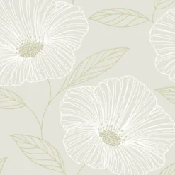 2973-91131 Mythic Dove Floral Wallpaper