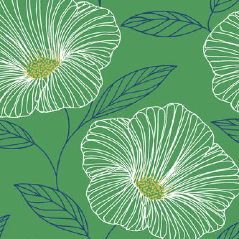 2973-91133 Mythic Green Floral Wallpaper