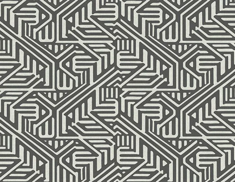 2949-60600 Nambiti Black Geometric Wallpaper