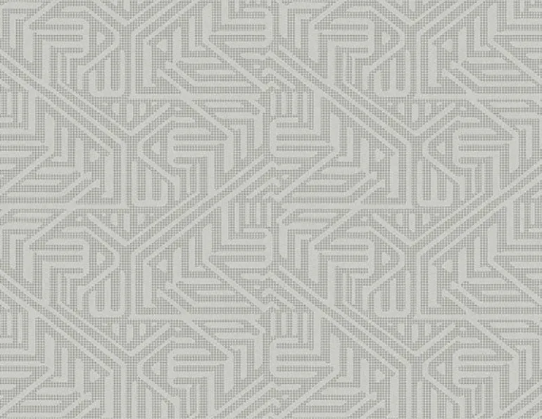 2949-60628 Nambiti Grey Geometric Wallpaper