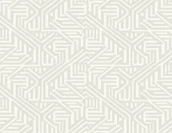 2949-60618 Nambiti Light Grey Geometric Wallpaper
