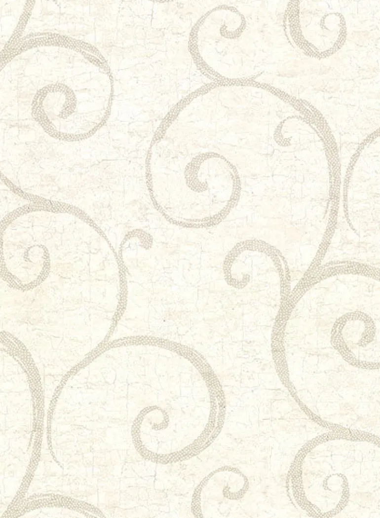 2921-50717 Newbury Cream Geometric Faux Plaster Wallpaper