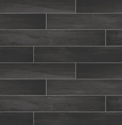 2767-23820 Nika Black Sleek Wood Wallpaper