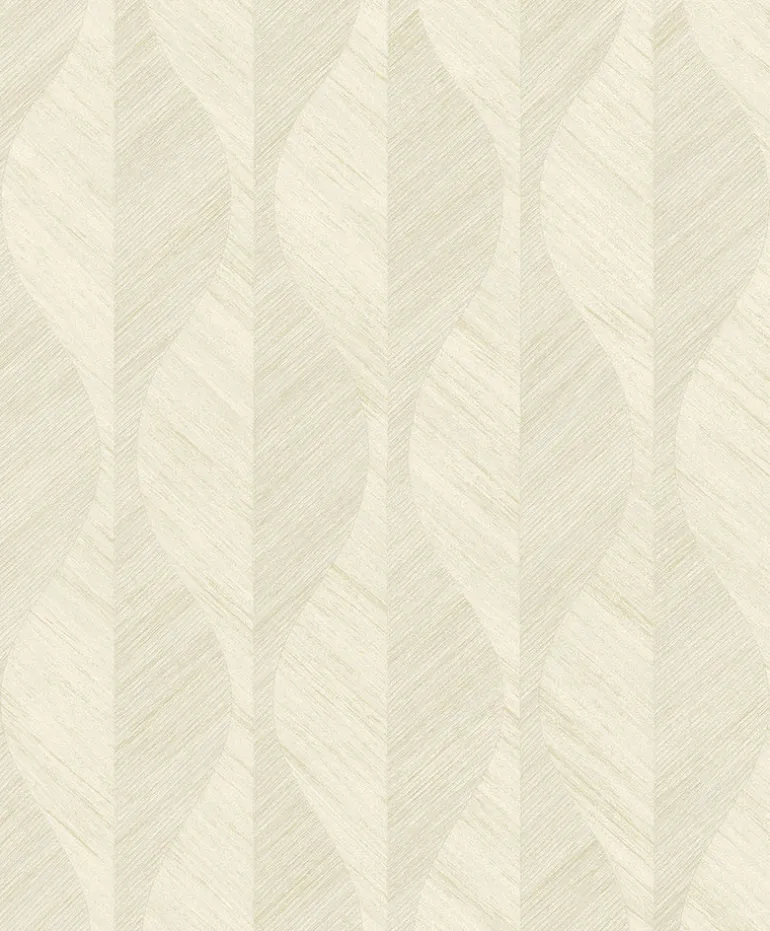 4025-82507 Oresome Cream Ogee Wallpaper