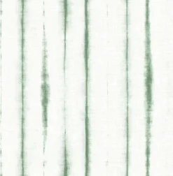 2969-26051 Orleans Green Shibori Faux Linen Wallpaper