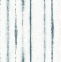 2969-26052 Orleans Teal Shibori Faux Linen Wallpaper