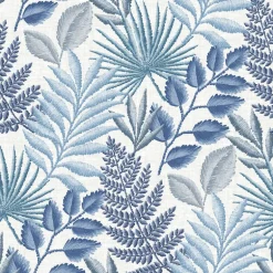2901-87505 Palomas Blue Botanical Wallpaper