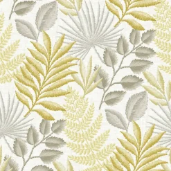 2901-87502 Palomas Mustard Botanical Wallpaper