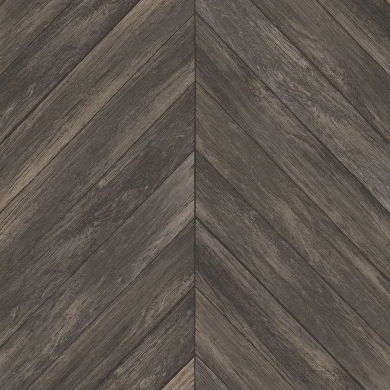 2540-24008 Parisian Espresso Parquet Wallpaper